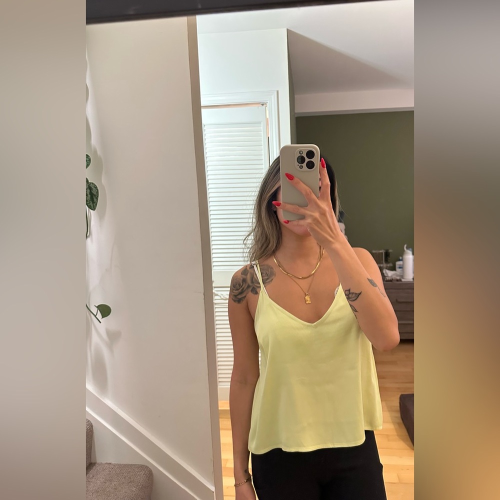 Neon Yellow Forever 21 Tank - Size S